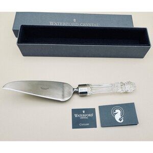 Waterford Crystal Wedding Bridal Cake Server 12" Serrated Edge Ireland in box